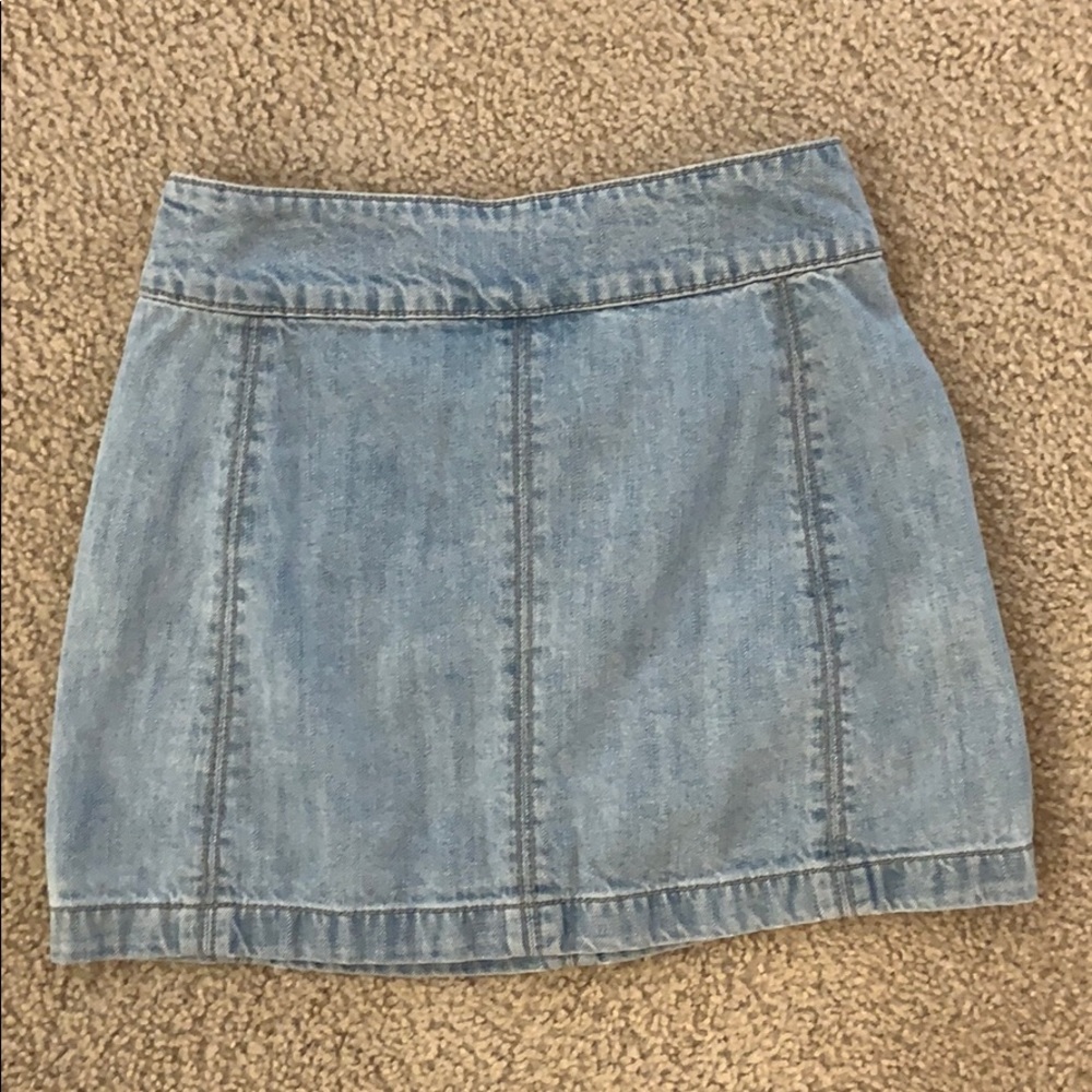 Free people Jean Skirt